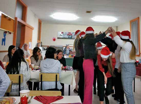 Cena de Navidad 2018 en la residencia universitaria Inmaculada