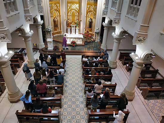 Eucaristía de Navidad 2018 en la residencia universitaria Inmaculada